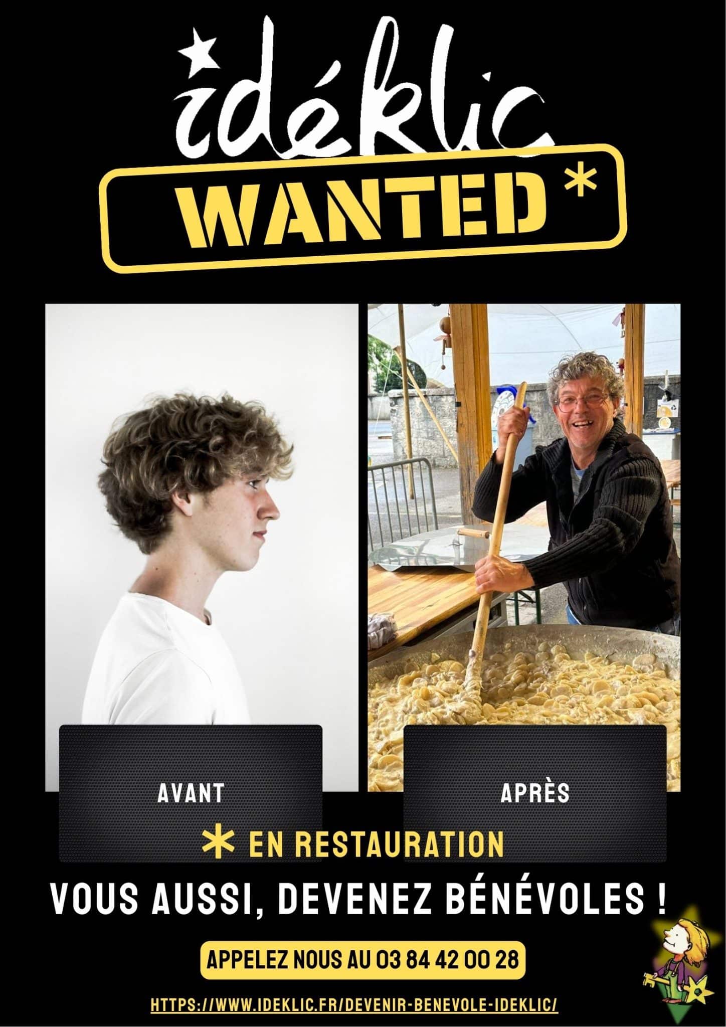Affiche bénévole Luc